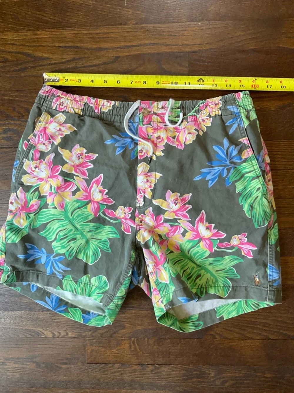 Polo Ralph Lauren Tropical Floral Swim Trunk Shorts Men’s 36 Palm Beach Resort